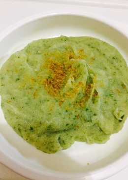 Mashed Potato Tofu Brokoli Baby Chayote With Sprinkle Flaxseed