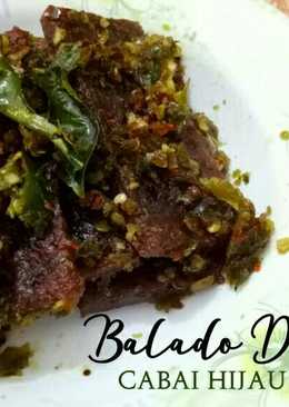 Balado Dendeng Cabe Hijau