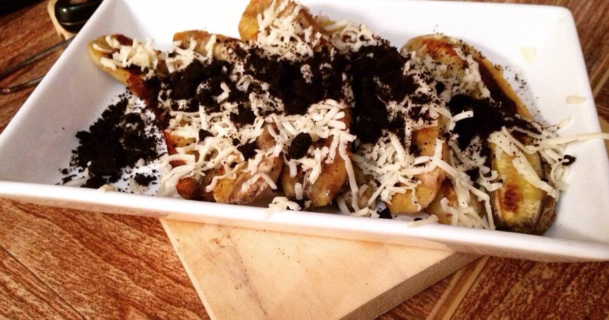 Resep Pisang bakar  keju oreo oleh pratiwi Cookpad