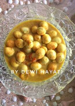 Telur Puyuh Bumbu Kuning