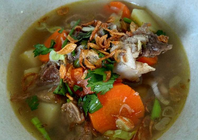 Resep Sup daging sapi - Erni yulianti,