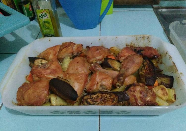 cara membuat Ayam Oven La Rasa