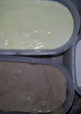 Es krim home made rasa coklat, susu, mangga