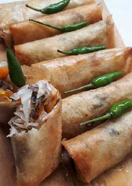 Lumpia isi suir tongkol