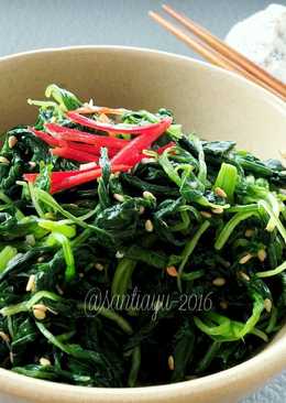 SPINACH SIDE DISH  Sigeumchi-namul ì‹œê¸ˆì¹˜ë‚˜ë¬¼