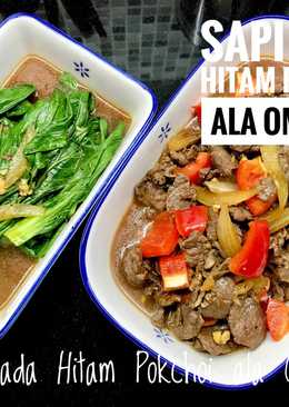 Sapi Lada Hitam Pokchoi ala Oma Yuli