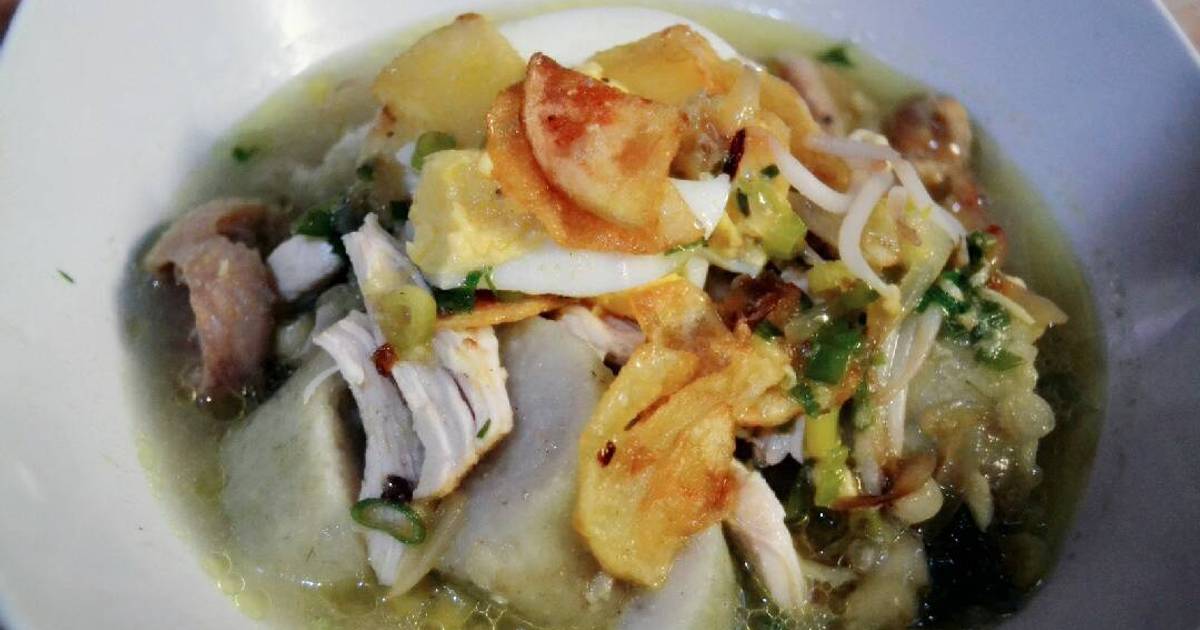 Resep Lontong Soto Ayam ala Bunda Dee