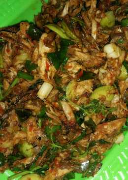 Tongkol Mercon with Pete plus Daun kemangi bumbu Ebi