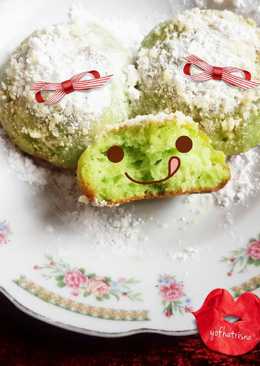 ROTI DONAT KENTANG rasa Pandan ð©