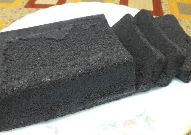 resep masakan Bolu ketan hitam kukus enak dan praktis tanpa pengembang