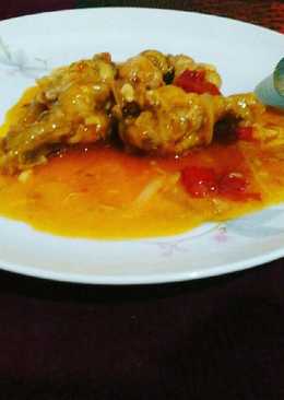 Chicken wings stick asam manis