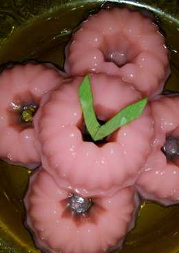 Puding susu strawbery