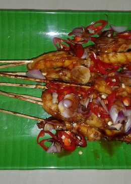 Sate udang kecap