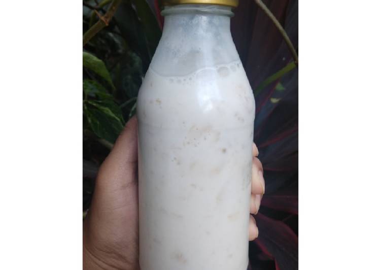 cara membuat Korean Banana Milk