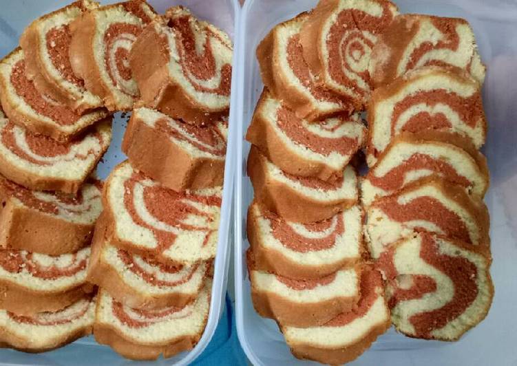 resep masakan Bolu Zebra panggang mantab??