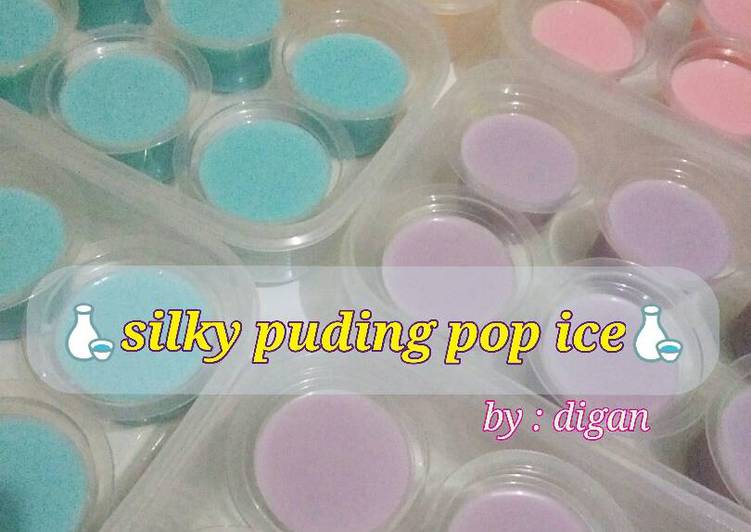 gambar untuk cara membuat ?? puding silky pop ice ??