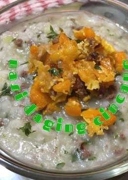 Nasi daging cincang mpasi 10m