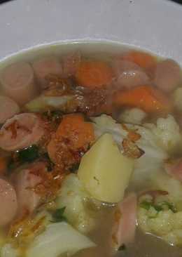 Sayur Sop Sosis Ayam