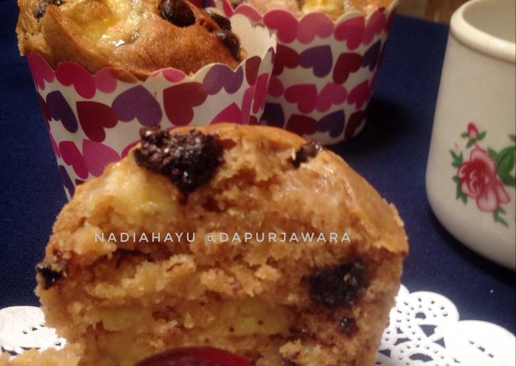 Resep The Best Banana Muffins Ever, moist n no mixer - Nadia Hayu
