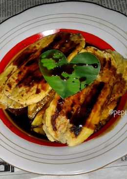 Pisang plenet guyur gula aren