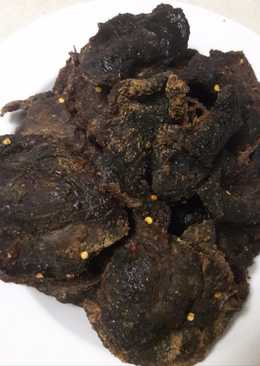 Indonesian Beef Jerky / Dendeng Sapi Manis Pedas