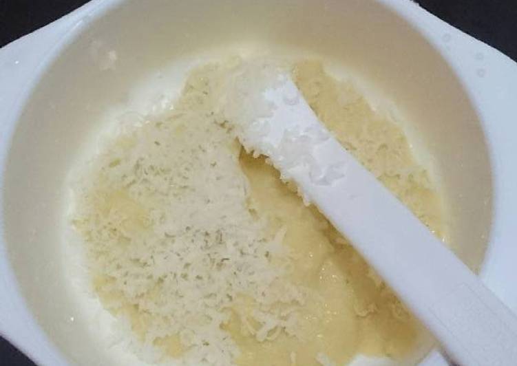 Resep Mpasi bubur jagung susu keju (7m+) Dari Nadifa