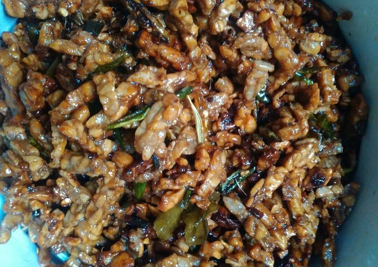 cara membuat Kering Tempe Cabjo