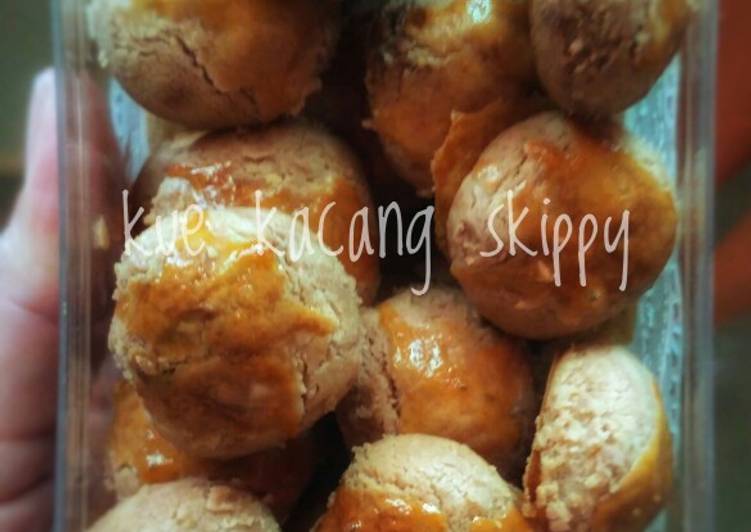 bahan dan cara membuat Kue kacang skippy