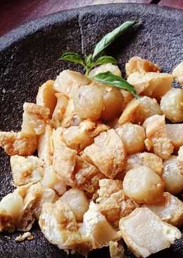 Somay penyet a.k.a cilok sambel bawang