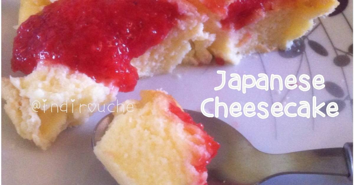 Resep Japanese Cheesecake (Cuma 3 Bahan)