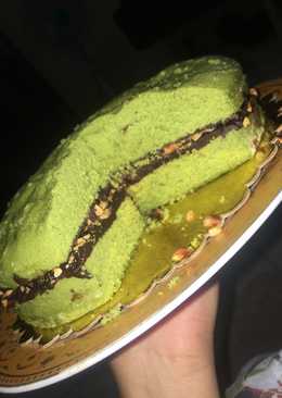 Bolu kukus Green tea coklat