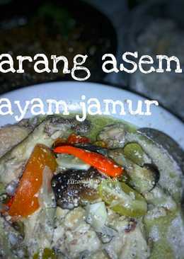 Garang asem ayam jamur
