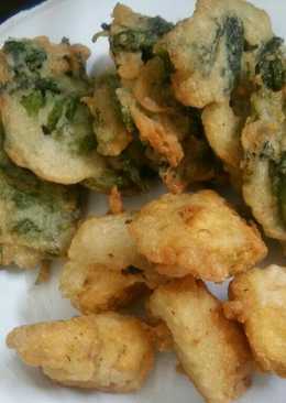 Bakwan sayur bayam