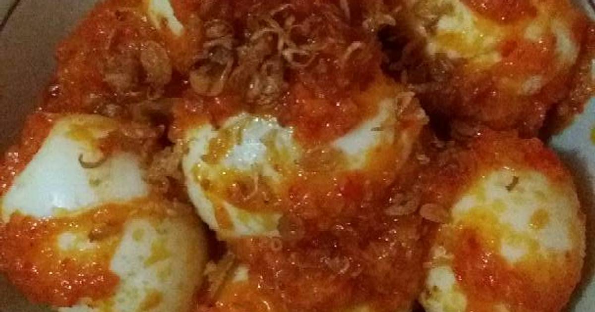 Balado telur  rumahan  806 resep  Cookpad