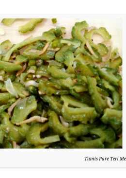 Tumis Pare Teri Medan