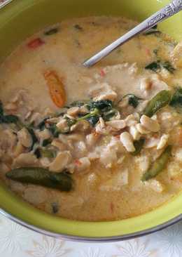 Sambal tumpang tempe ebi