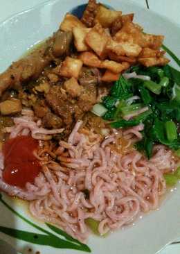 Mie ayam homemade mie buah naga