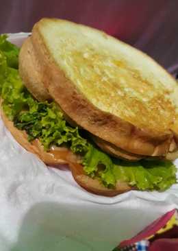 Sandwich 5 menit ala anak kos dengan mejikom. no need toaster ðŸ¤£