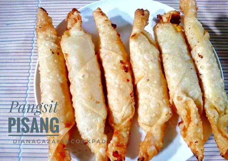 resep makanan Pangsit Pisang