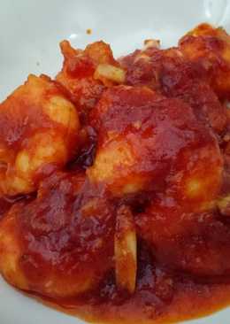 Udang saus Padang