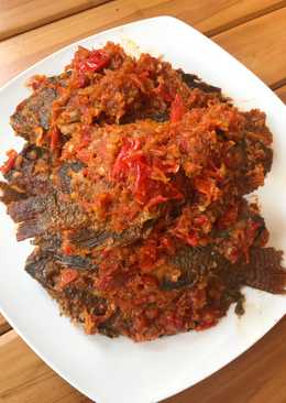 Ikan nila Balado