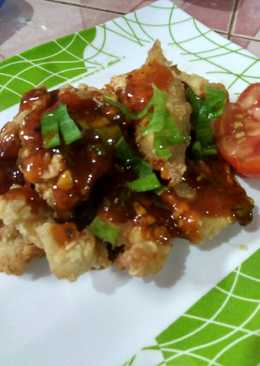 Chicken fillet saos asam manis