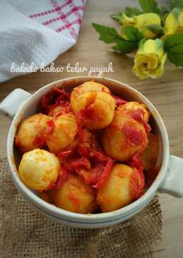 Balado bakso telur puyuh (#pr_recookolahanbakso)