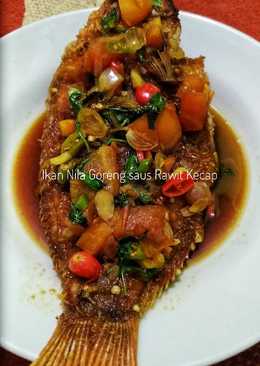 Ikan Nila goreng sambel kecap