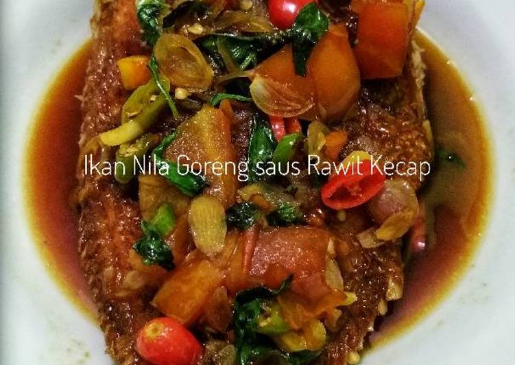 gambar untuk cara membuat Ikan Nila goreng sambel kecap