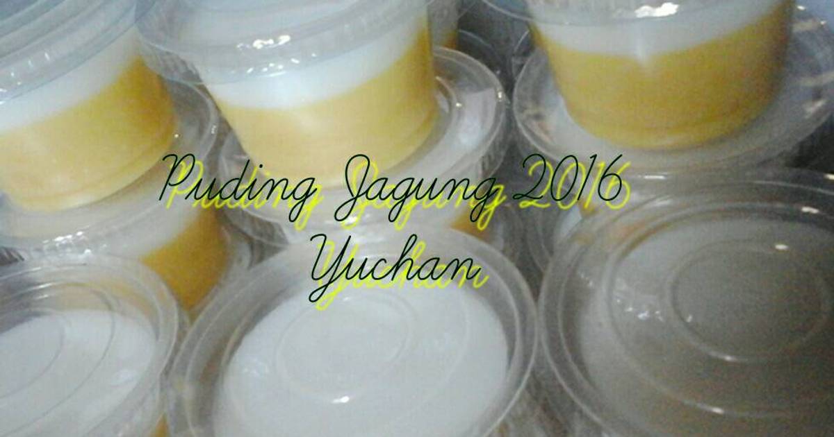 Cara Buat Puding Jagung Dengan Santan  Resep Bunda Rumahan