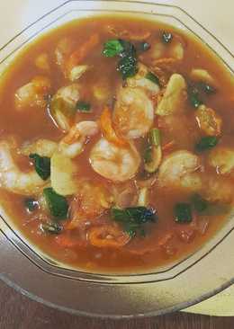 Udang asam pedas