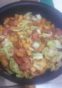 Oseng tahu sosis kentang simple banget