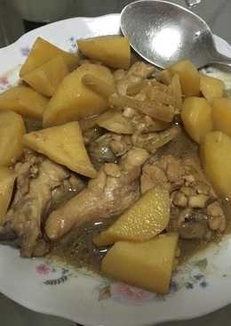 Ayam Kentang Kecap (Asin)