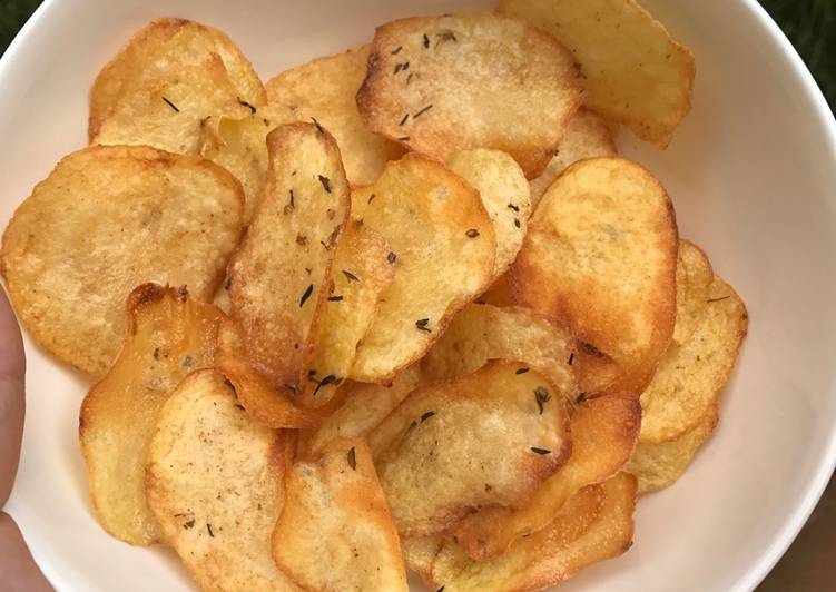 Resep Potato chips homemade By Huliska
